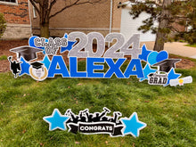 Load image into Gallery viewer, Graduation Lawn Greeting Rental
