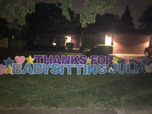 Load image into Gallery viewer, Custom Lawn Greeting Rental