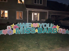 Load image into Gallery viewer, Custom Lawn Greeting Rental