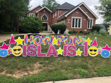 Load image into Gallery viewer, Birthday Lawn Greeting Rental