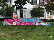Load image into Gallery viewer, Birthday Lawn Greeting Rental