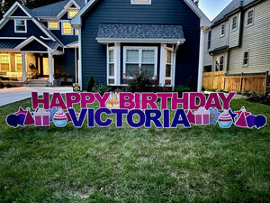 Birthday Lawn Greeting Rental