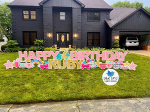 Birthday Lawn Greeting Rental